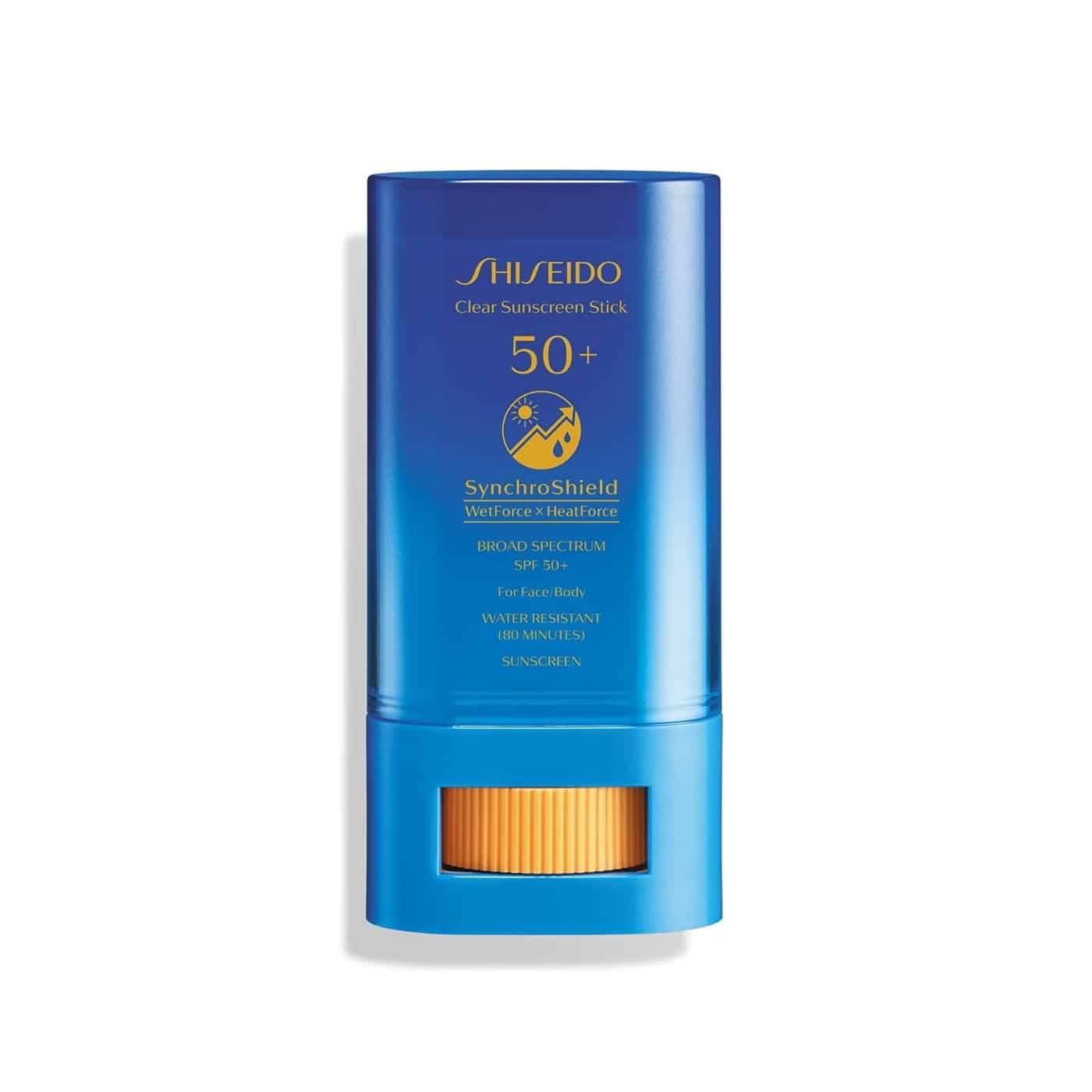 Shiseido Clear Sunscreen Stick SPF50 20g Synchroshield Clear