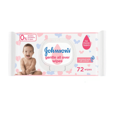 johnsons Gentle All Over wipes