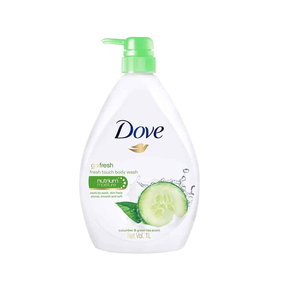 Dove Go Fresh Body Wash, Cucumber And Green Tea Scent 1lit Go Fresh Green Tea
