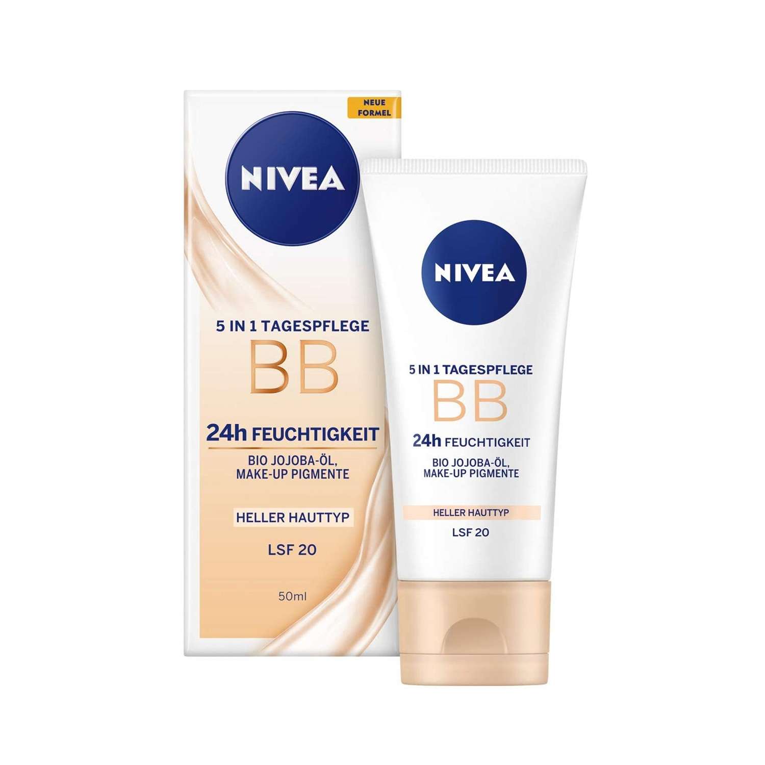 NIVEA BB 5 in 1 Day Cream 24h Moisture SPF20, 50ml 5In1 Day Cream