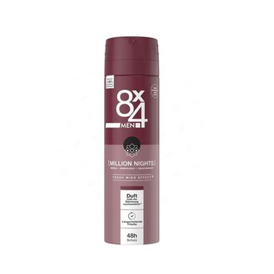 8x4 Spray Million Nights Deodorants 150ml