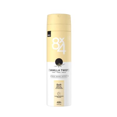 8x4 Spray Vanilla Twist Deodorants 150ml