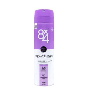 8x4 Spray Vibrant Flower Deodorants 150 ml