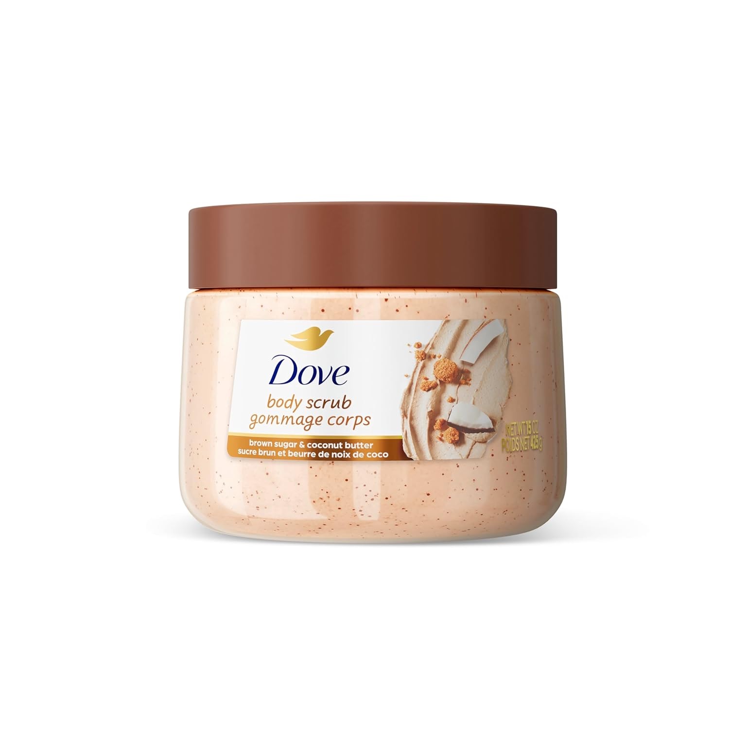 Dove Brown Sugar And Coconut Butter Body Scrub 425g Dove Brown Sugar And Coconut Butter Body Scrub 425g