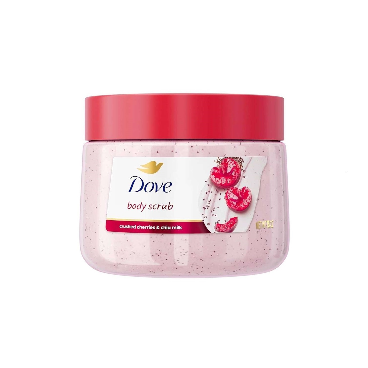 Dove Crushed Cherries And Chia Milk Body Scrub 425g Dove Crushed Cherries And Chia Milk Body Scrub 425g