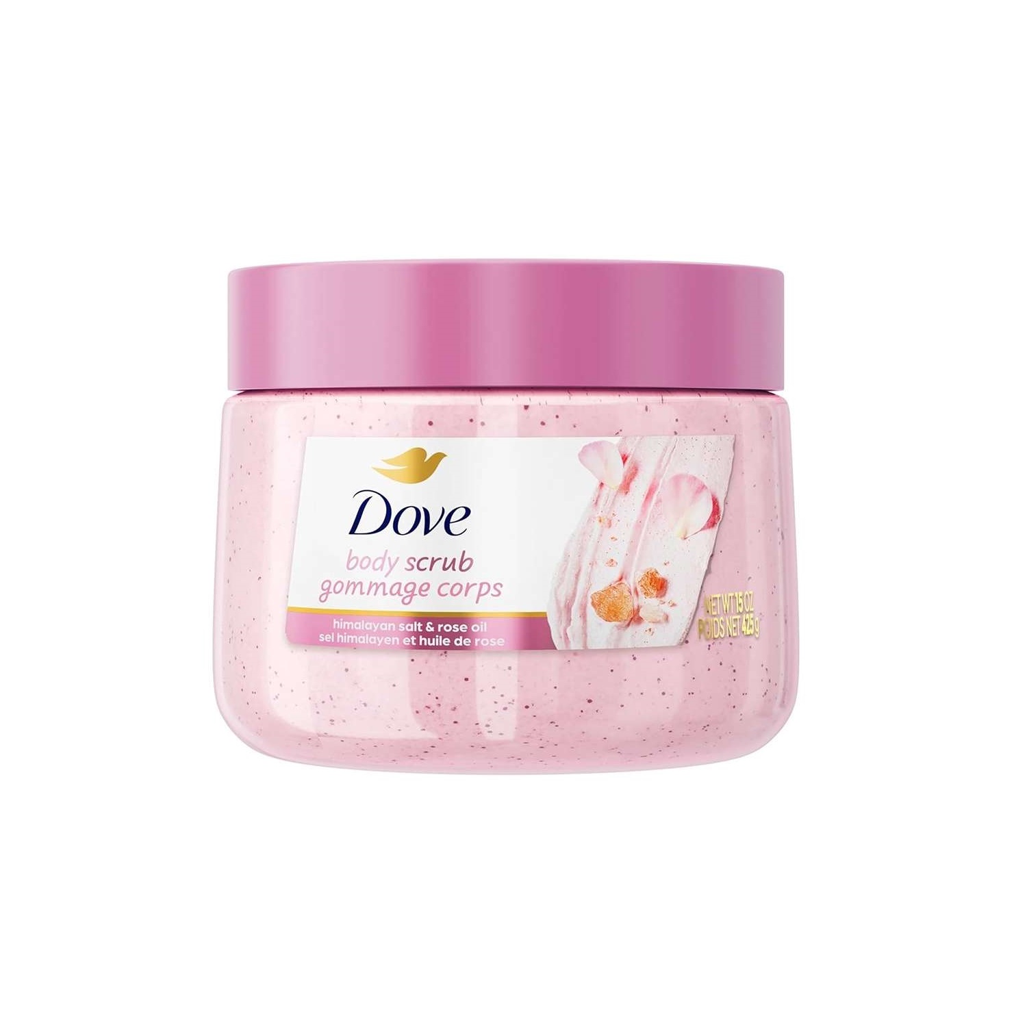 Dove Himalayan Salt And Rose Oil Body Scrub 425g Dove Himalayan Salt And Rose Oil Body Scrub 425g