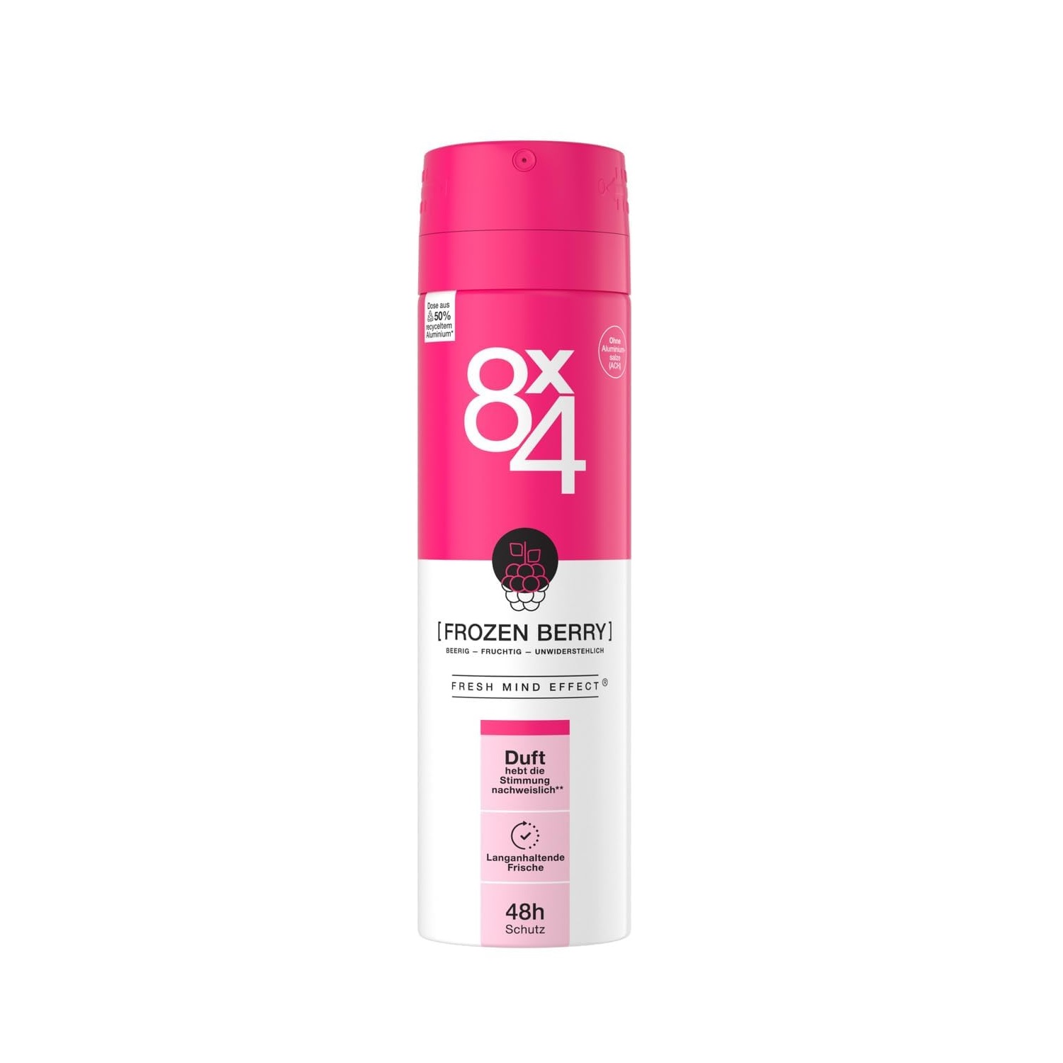8x4 Spray Frozen Berry Deodorants 150ml Frozen Berry